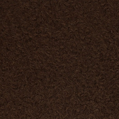 Tissu Brush Marron Foncé