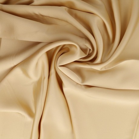 Tissu Satin Duchesse Beige