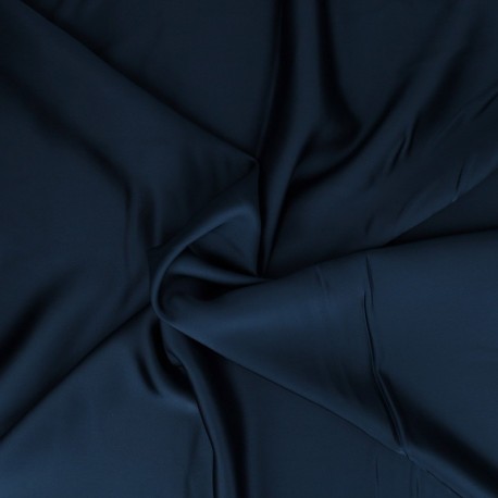 Tissu Satin Duchesse Marine 