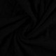 Tissu Maille Matelasse Uni Noir