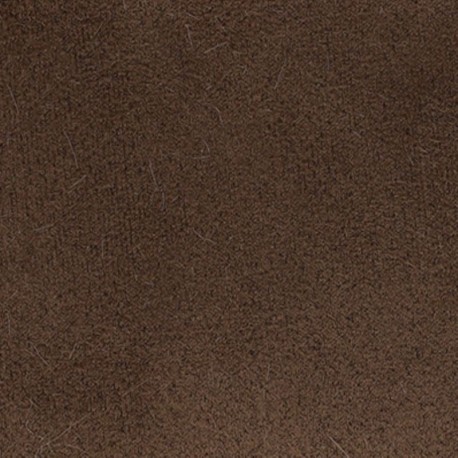 Tissu Suedine Envers Fausse Fourrure Marron 