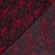 Tissu Satin Touché Velours Imprimé Rouge 