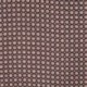 Tissu Coton Matelasse Imprimé Fleurs Marron