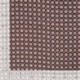 Tissu Coton Matelasse Imprimé Fleurs Marron