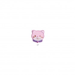 Divers motifs sequins - Chat rose