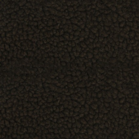 Tissu Suédine Envers Mouton Chocolat 