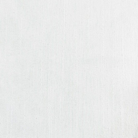 Tissu Niki Nappage Uni Blanc - Grande laize