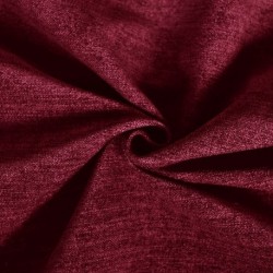 Tissu Aspect Velours Sensuale Bordeaux