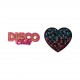 M a ecusson disco club & coeur
