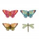 M b ecusson libellule et papillon