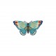 M b ecusson libellule et papillon