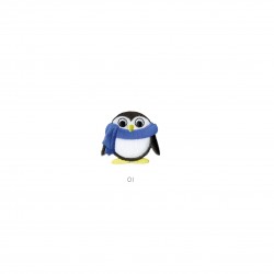 Pingouin en hiver - Avec écharpe