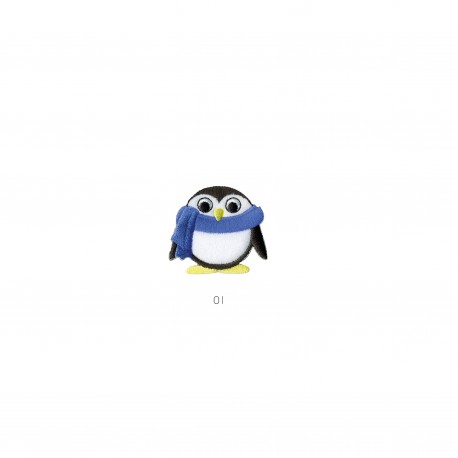 Pingouin en hiver - Avec écharpe