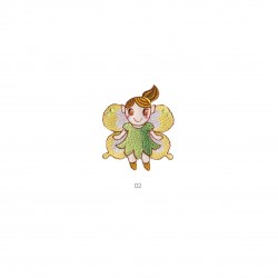 Lutin ange - Aile jaune or