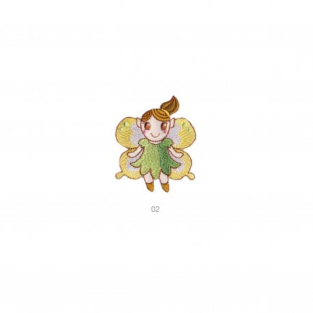 Lutin ange - Aile jaune or