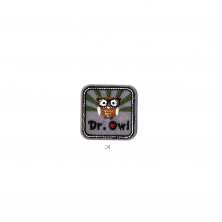 Ours et chouette blason - Chouette
