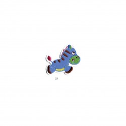 Animaux colores - Cheval