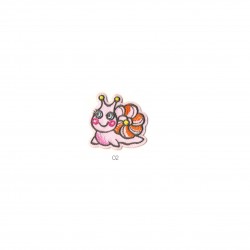 Animaux funny - Escargot rose