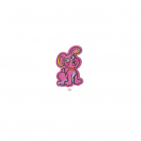 Animaux funny - Chien fuchsia