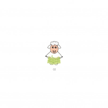 Cuisine/couture animaux - Mouton tricot
