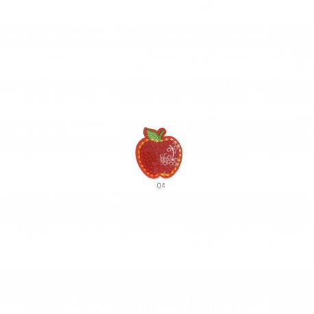 Motifs paillettes enfants - Pomme