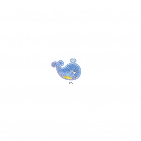 Motifs paillettes enfants - Baleine