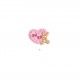 Baby coeur 4x5,5cm - Rose