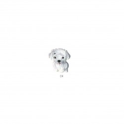Animaux adorables - Chiot blanc