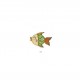 Animaux verts fleuris - Poisson