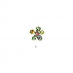 Motif imprime - Fleur 4,5x4