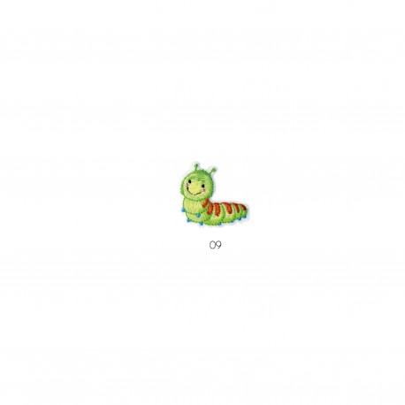 Insectes brodes - Chenille3,5x3,5