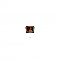 Motifs ecole - Ardoise 2,5x2,5