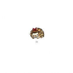 Animaux chics - Herisson 3,5x4