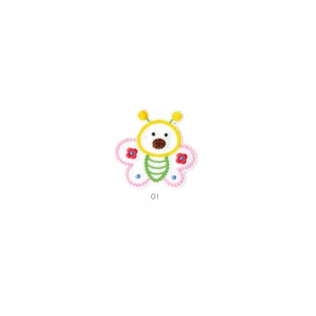 Animaux adorables - Papillon 5x5
