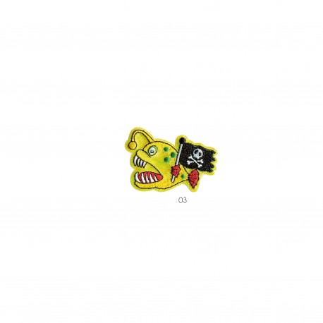 Pour les petits pirates - Poisson 3,5x6