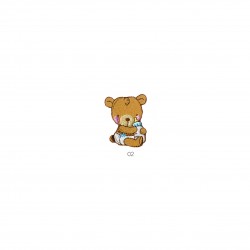 Animaux pour bebe - Ourson 4x2,5cm