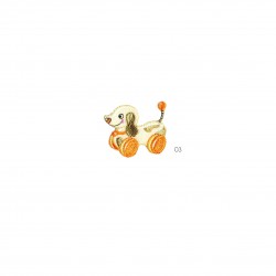 Jouets vintage - Chien 3,5x4,5