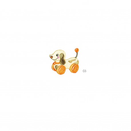 Jouets vintage - Chien 3,5x4,5