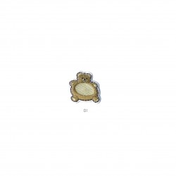 Animaux souriants - Ours 3x3