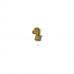 Animaux souriants - Girafe 3,5x2