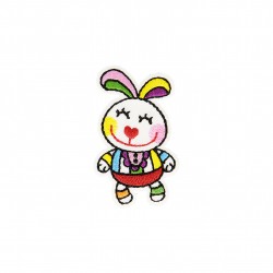Ecussons happy animals - Lapin