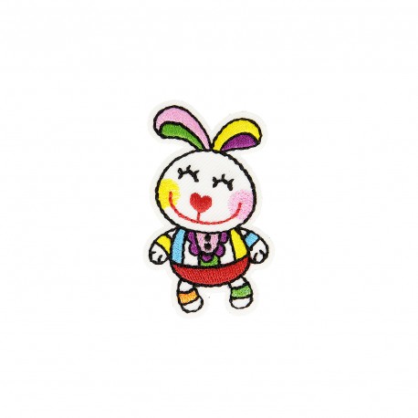 Ecussons happy animals - Lapin