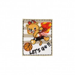 Ecussons lets go - Tigre basket