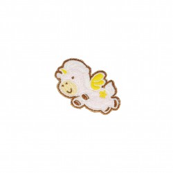 Ecussons doux bebe - Licorne rose