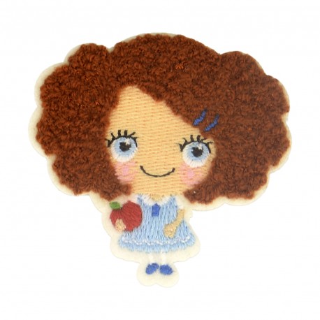 Ecussons petite fille - Fille pomme