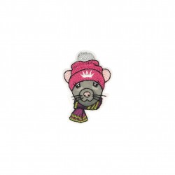 Ecusson animaux hiver - Souris