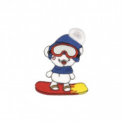 Ecusson animaux ski - Ourson