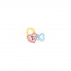 Ecusson bebe pastel - Cadenas coeur