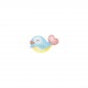 Ecusson bebe pastel - Baleine
